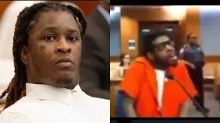 Young Thug YSL Member GOES CRAZY & FREAKS OUT In Court, ALREADY Serving LIFE For MURDER & Will Be..