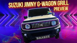 SUZUKI JIMNY MERCEDES G-WAGON BRABUS GRILL DIY (SHORT)