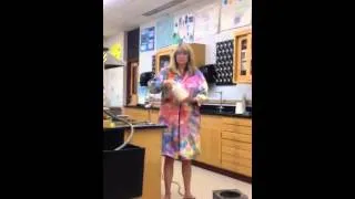 Explosion in science class