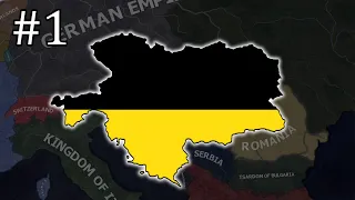 What If The Austrian Empire! Was Reborn in 1910 #1 - Hoi4 Timelapse