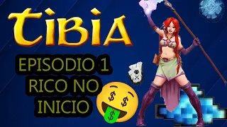 Tibia iniciante! do ZERO ao PRO 1# FARME sua PREMIUM! Dinheiro no inicio, treino de Skill e montaria