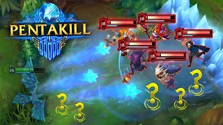 League of Legends Super SATISFYING Pentakills!