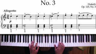 ABRSM 2023-24 Grade 1 Piano Exam - A1 Allegretto in C - Anoton Diabelli