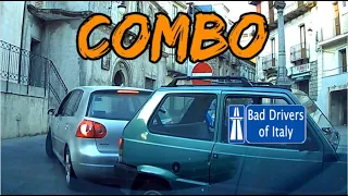 BAD DRIVERS OF ITALY dashcam compilation 15.12 - COMBO