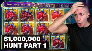 $1080000 BONUS HUNT OPENING - Part 1 🎰 111 Slot Bonuses - Odin Protector of Realms & Buffalo King