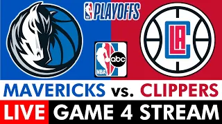 Mavericks vs. Clippers  Live Streaming Scoreboard, Play-By-Play, Highlights | NBA Playoffs Game 4