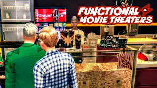 FUNCTIONAL REALISTIC MOVIE THEATER | THE SIMS 4 MUST HAVE MODS
