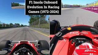 F1 Imola Onboard Evolution In Racing Games (1972-2024)
