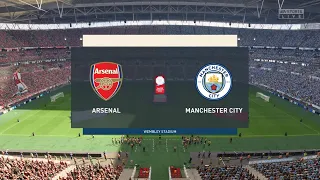 Arsenal vs Manchester City | Wembley Stadium | 2023 FA Community Shield | FIFA 23