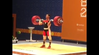 Mohamed Ehab 190kg clean jerk. 2017 Baku Islamic Games