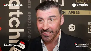 "F*CKING PANTOMIME!" - Joe Calzaghe FED UP of Carl Froch Exhibition Questions | Rakhimov-Cordina