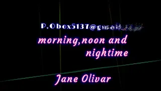 morning noon and nightime [ karaoke] Jane Olivar