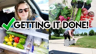 SUPER PRODUCTIVE WEEKEND PREP! ⭐ GET IT ALL DONE! ✨ FARMERS MARKET HAUL + MEAL PREP + CLEAN WITH ME