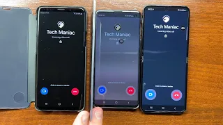 Samsung S9+ vs S10 vs Samsung Z Flip 4 Google Duo (Meet App) 3 Parallel Incoming Voice & Video Calls
