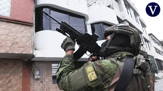 Junto a unidades tácticas del Ejército de Ecuador en Quito: prometen aplastar a las pandillas