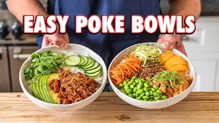 Perfect Homemade Poke Bowls (2 Ways)