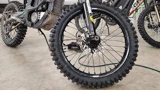 Surron Ultra Bee Front 21" KKE Wheel and IRC VE 35F Tire Test