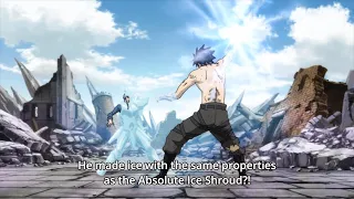 Fairy tail 2019 -  Gray Fullbuster uses ice magic to fight Natsu Dragneel