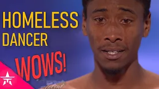 Homeless Dancer Gets A Second Chance At Life With Emotional Performance.. | America's Got Talent