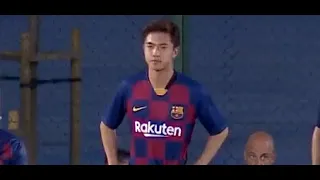 Hiroki Abe 安部裕葵 バルセロナ デビュー戦ハイライト  debut for Barcelona 2019