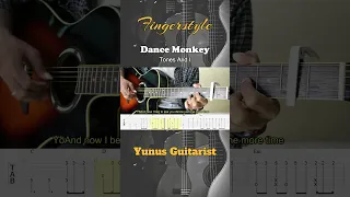 Dance Monkey - Fingerstyle Guitar Tutorial TAB + Chord