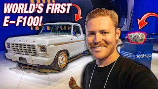 Getting an Exclusive Look at the World's First Electric F100! *Should I do it?*