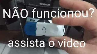 Adaptador BLUETOOTH para som Antigo