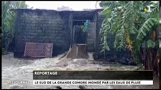 Le sud de la Grande Comore inondé par les eaux de pluie