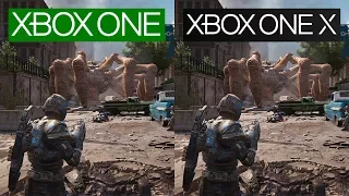 Gears of War 4  | Xbox One X vs Xbox One | 4K Graphics Comparison | Comparativa