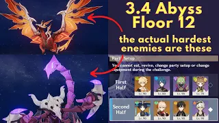 3.4 Abyss Floor 12 Made Me Sweat (ft. Hyperbloom Shinobu and KazuScara Carry)