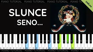 Slunce, seno... Znělka (piano tutorial | jak hrát)