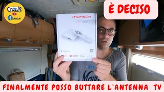 Come vedere tutti i programmi tv e tutti il film Gratis sul camper - Thomson th100