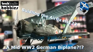 Build and Review Airfix 1/72 Scale Henschel Hs123 - A German Mid War Biplane?!?