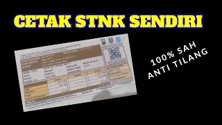 Cara Cetak STNK Kendaraan setelah bayar pajak online