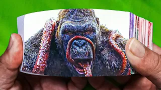 Kong Vs Giant Squid Flip Book | Kong: Skull Island 2017 Flipbook