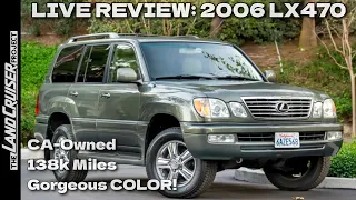 Live Review of a BEAUTIFUL 2006 Lexus LX470 (100 Series Land Cruiser)