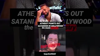 Atheist points out satanism in Hollywood 🗣️ #reactions #jesus #bible #holyspirit #god #christianity