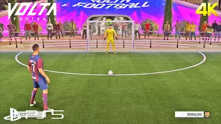 FC 24 | Volta Gameplay - Ronaldo ft Messi - FC Barcelona vs Chelsea | Penalty Shootout