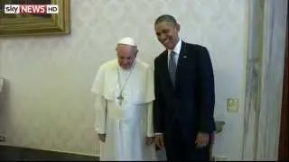 President Obama Meets Pope Francis