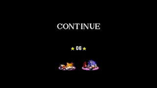 Sonic 1 continue screen: Sonic & Tails