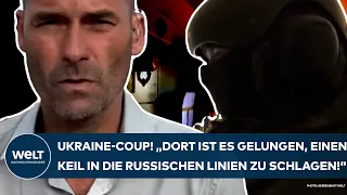 PUTINS KRIEG: Ukraine-Coup! "Dort ist es gelungen, einen Keil in die russischen Linien zu schlagen!"