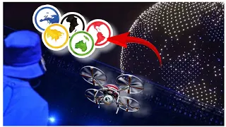 🛸 SHOW de DRONES inauguración JUEGOS OLIMPICOS TOKIO 2021 - tokyo olympics 2021- OLYMPIC drone show