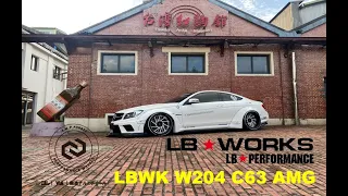 Liberty Walk MERCEDES BENZ C63 AMG BODY KIT , W204 C63 LBWK 寬體改裝套件