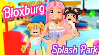 Taking My Kids to The Bloxburg Water park - Family Roleplay