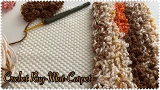 Beginners Knit Crochet Rug-Mat-Carpet Making /Yeni Başlayanlar İçin Örgü Tığ İşi Paspas Yapımı