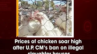 Prices of chicken soar high after U.P. CM's ban on illegal slaughter houses - ANI #News