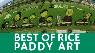 Best of rice paddy art & STUNNING fields in Aomori, Japan