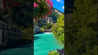 Интерлакен Швейцария | Озеро в Швейцарии #жизньвшвейцарии