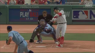 MLB the show 23 Blue Jays vs Red Sox Duvall moonshot and walkoff hit!