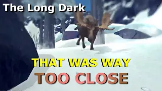 A Moose kill that was WAY too close (The Long Dark)